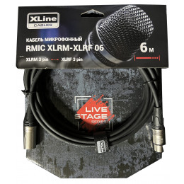 XLine Cables RMIC XLRM-XLRF 06 Кабель микрофонный