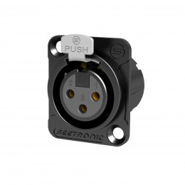 Seetronic MK3F2C-BG Панельный разъем XLR
