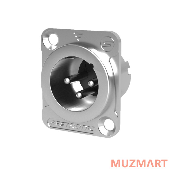 Seetronic MJ3F2C Разъем Cannon (XLR) панельный, папа, 3-х контактный