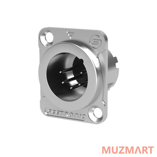 Seetronic MJ5F2C Разъем Cannon (XLR) панельный, папа, 5-ти контактный