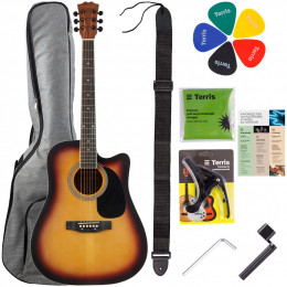 Terris TD-045 SB Starter Pack Гитара акустическая в наборе