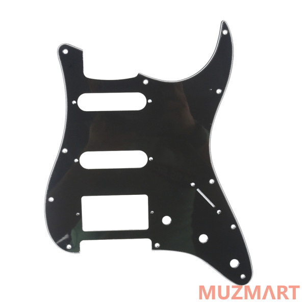 Musiclily MX0311 Защитная накладка электрогитары Fender Stratocaster, 3 слоя, черная
