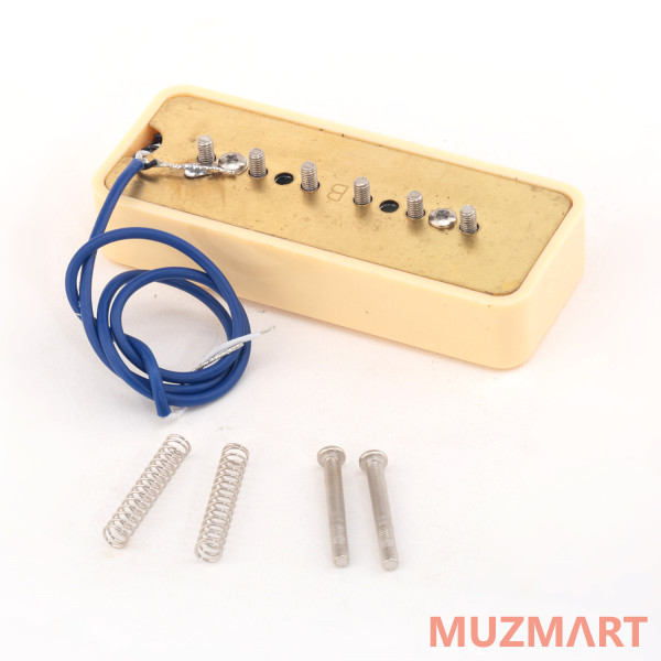 Musiclily MX1256 Звукосниматель магнитный сингл, для LP SG, бриджевый, кремовый
