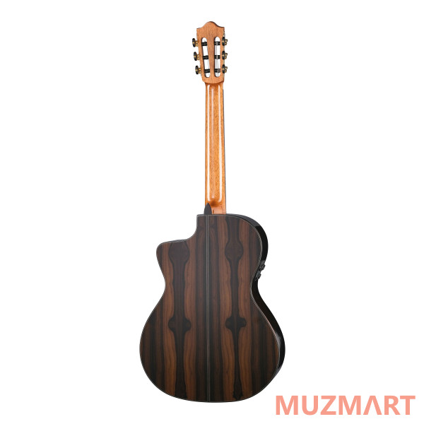 Martinez MP-12-ZIRICOTE Crossover Series Классическая гитара со звукоснимателем