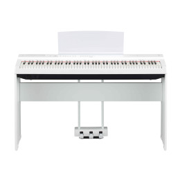 Yamaha P-125aWH Цифровое пианино, со стойкой и педалью, белое