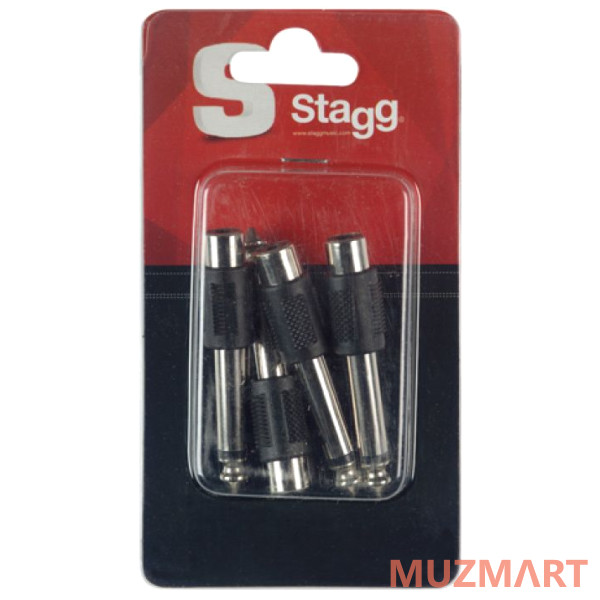 Stagg AC-PMCFH переходник, JACK (M) - RCA (F)
