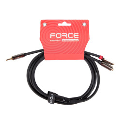 Force FLC-14/2 аудио шнур, mini jack stereo - 2x RCA, 2 метра
