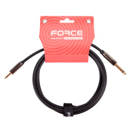 Force FLC-16/2 Аудиокабель моно Jack 1/4 - моно мини jack, 2 метра