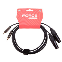 Force FLC-17/2TW Аудиокабель 2 x RCA на 2XLR мама, 2 м