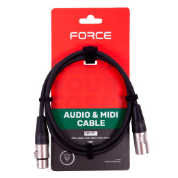 Force FMC-14/1 Шнур микрофонный XLR (F) -XLR (M)