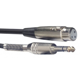Stagg SAC6PSXF DL Микрофонный шнур , stereoJack - XLR, длина 6 метров