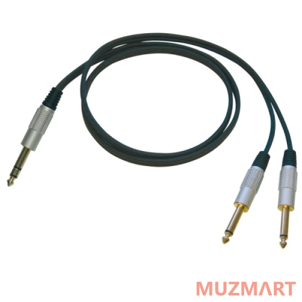 Bespeco RCY300 Кабель Jack стерео - 2xJack моно, 3м