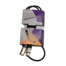 Soundking BB103-1M Микрофонный кабель XLR (штекер) - XLR (гнездо), 1 м