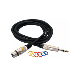 Rockcable RCL 30383 D6 F BA Кабель балансный XLR (F) - джек стерео, 3 м