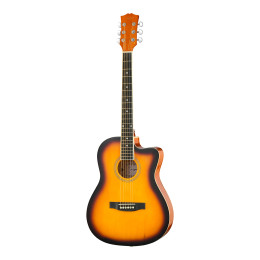 Smiger GA-H10-38-SB Акустическая гитара, с вырезом