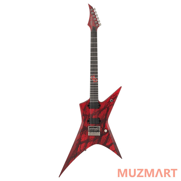 Solar Guitars X1.6 Canibalismo+ Электрогитара с кейсом