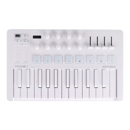 Arturia MiniLAB 3 Alpine White MIDI клавиатура