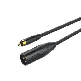 Roxtone PACC260/3 Аудио кабель, RCA - 3P XLR Male, 3м