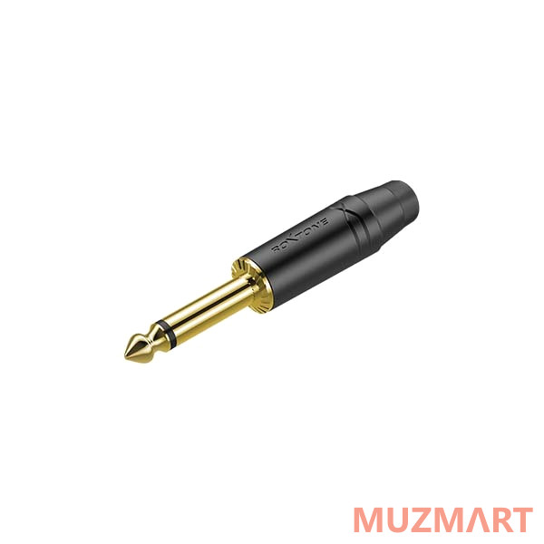 Roxtone RJ2PP-BK-BG Разъем 6.3мм mono Jack