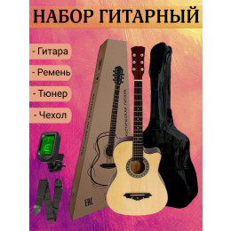 Boyong KIT Y38C_BGC-A01_T75_ST-0111BK Гитарный комплект