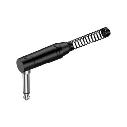 Roxtone RJ2RPP-BN Разъем, 6,3mm mono Male Jack(угловой) с пружиной