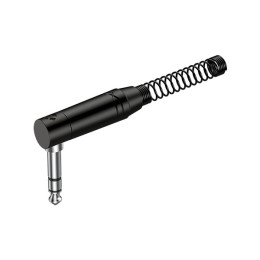 Roxtone RJ3RPP-BN Разъем, 6,3mm стерео Jack(угловой) с пружиной