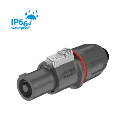 Roxtone RS4FP-WP-Red Разъем Speakon, 4-контактный, "мама", влагозащищенный (IP66)