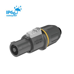 Roxtone RS4FP-WP-Yellow Разъем Speakon, 4-контактный, "мама", влагозащищенный (IP66)
