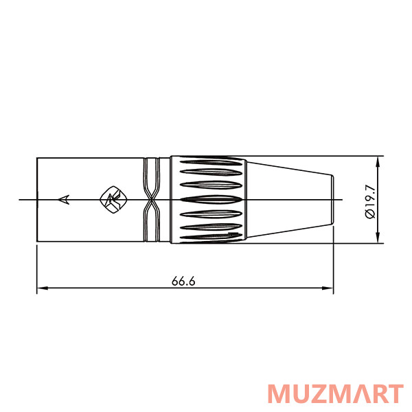 Roxtone RX3MP-NT/50 Упаковка (50шт.) XLR кабельных разъемов
