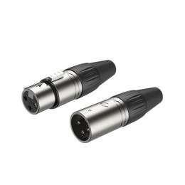 Roxtone XP3FM-NT Набор из 2-х разъемов XLR кабельный папа+мама