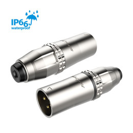 Roxtone RX3MWP-NG Разъем Cannon кабельный пыле- и влаго- защищенный (IP66) папа 3-х контактный