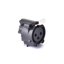Roxtone C0100023017 Разъем cannon (XLR) панельный мама 3-х контактный с монтажем в печатную плату