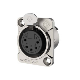 Roxtone RX5FD-NT Разъем cannon (XLR) панельный мама 5-ти контактный