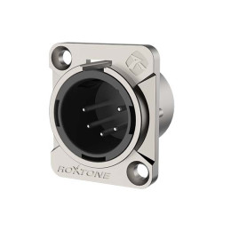 Roxtone RX5MD-NT Разъем cannon (XLR) панельный папа 5-ти контактный