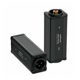 Roxtone RA2DT-XMPF-RD Переходник-адаптер с трансформаторной развязкой с RCA "мама" на 3-х контактный XLR "папа"
