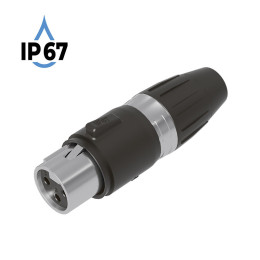 Seetronic SCWF3-67 Разъем Cannon кабельный, мама, 3-х контактный (IP67)