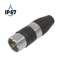 Seetronic SCWM3-67 Разъем Cannon кабельный, папа, 3-х контактный (IP67)