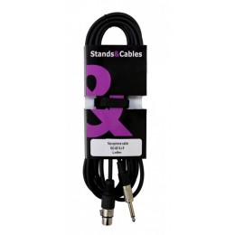 Stands&Cables MC-001XJ-5 Микрофонный кабель, XLR мама - JACK моно