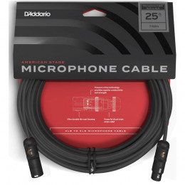Planet Waves PW-AMSM-25 микрофонный кабель распаянный