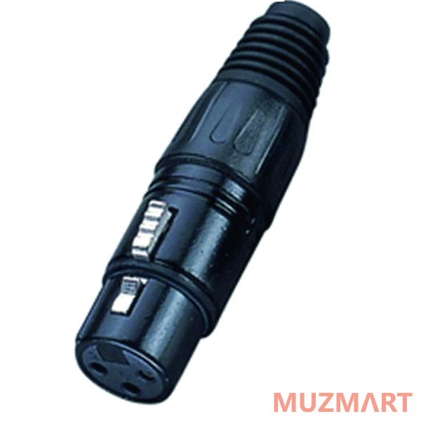 Roxtone RX004F Кабельный разъем cannon мама 3-х контактный