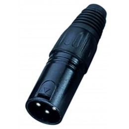 Roxtone RX004M Кабельный разъем cannon папа 3-х контактный