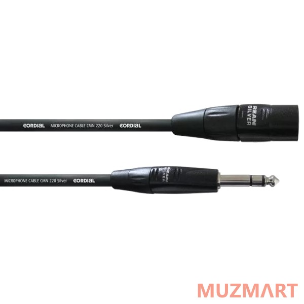 Cordial Cim 3 MV Микрофонный кабель XLR male/джек стерео
