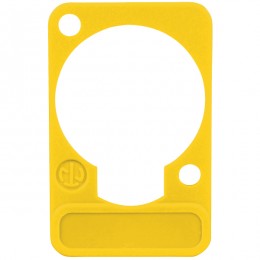 Neutrik DSS-YELLOW Подложка под панельные разъемы XLR D-типа, цвет желтый