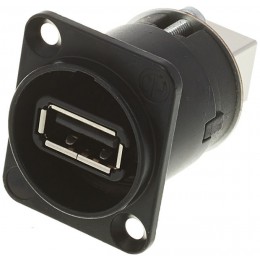 Neutrik NAUSB-W-B Проходной разъем USB 2.0, D-посадка
