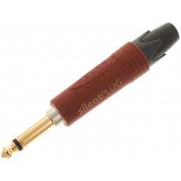Neutrik NP2X-AU-SILENT Кабельный разъем Jack 6.3мм TS моно штекер с выключателем