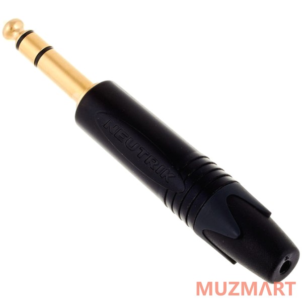 Neutrik NP3X-B Кабельный разъем Jack 6.3мм TRS стерео штекер