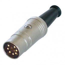 Neutrik NYS323G Кабельный разъем DIN male, 7 контактов золоченых