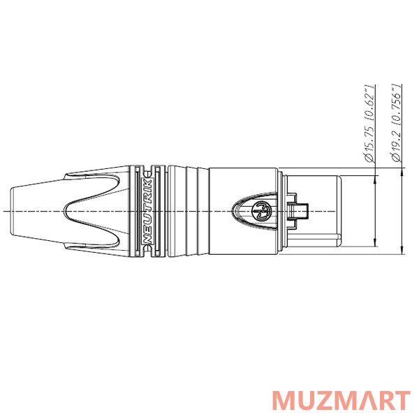 Neutrik NC4FXX Кабельный разъем XLR female 4 контакта