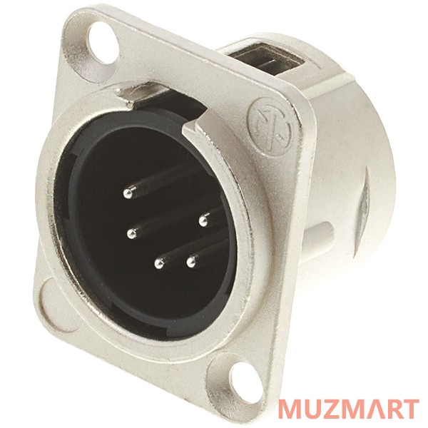 Neutrik NC5MD-L-1 Панельный разъем XLR male 5 контактов
