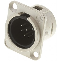Neutrik NC7MD-L-1 Панельный разъем XLR male 7 контактов